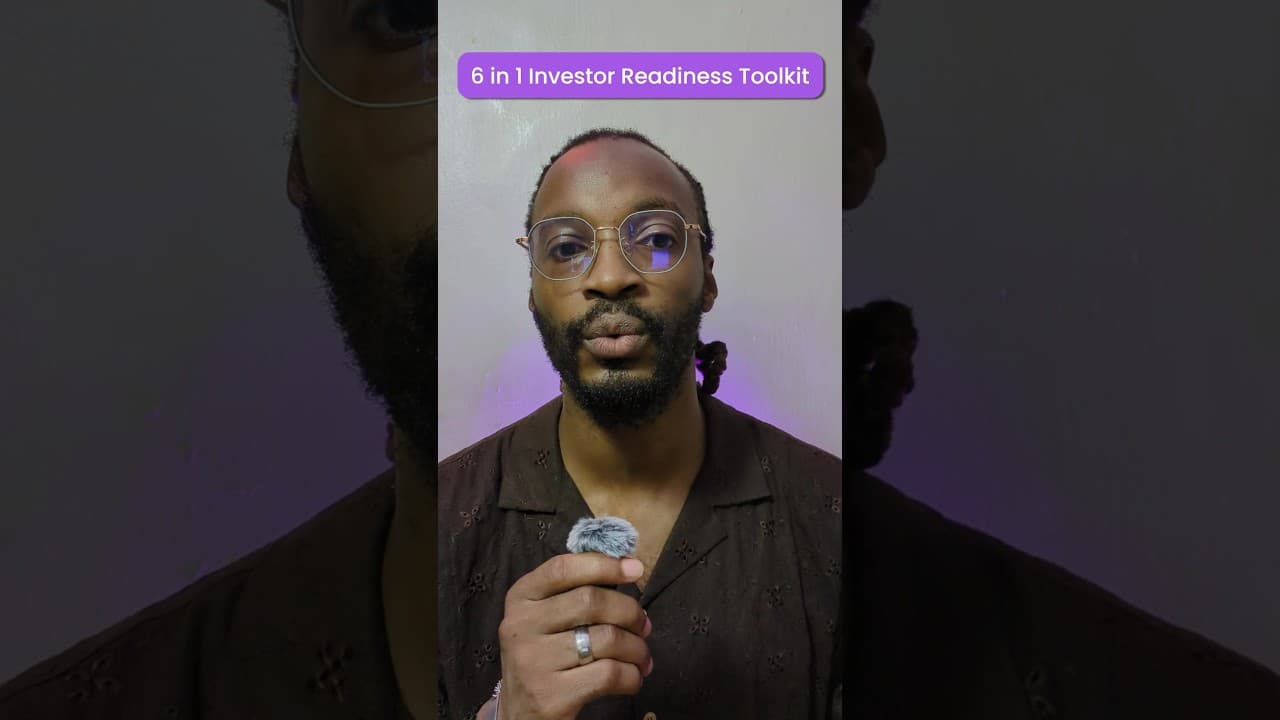 Investor Readiness Toolkit video preview